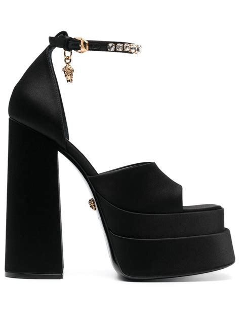 block versace|Versace platform sandals.